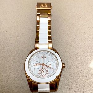 Armani Exchange watch.